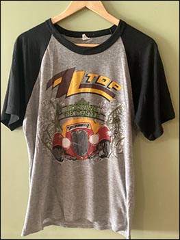 T-Shirt: ZZ Top - Rocking The Castle - Donington Park (front) - 17.08.1985